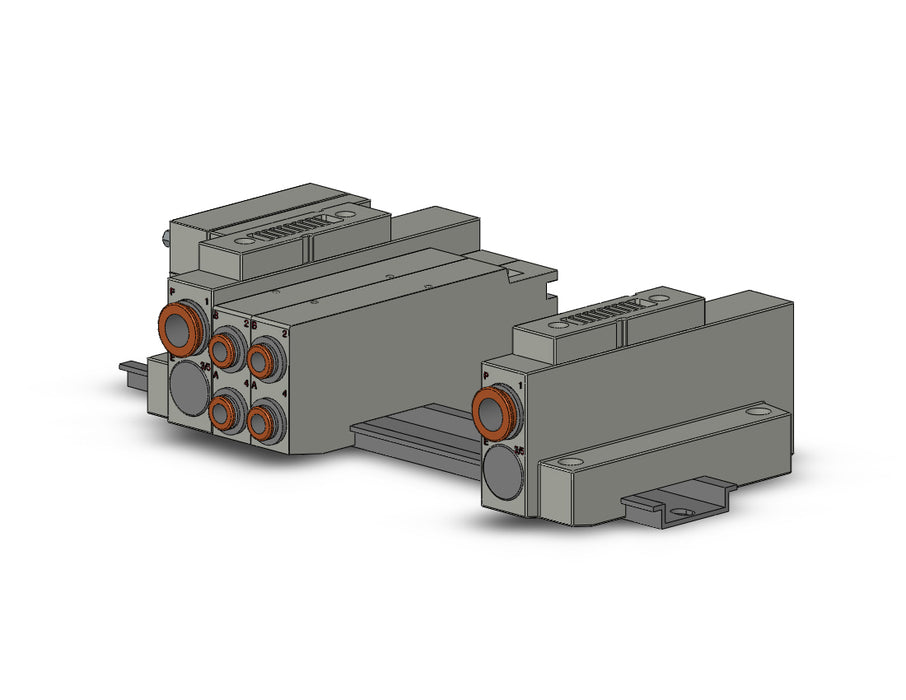 SS5V2-16FD2-07BS-N7 SS5V 07 Station Manifold, Cassette Base