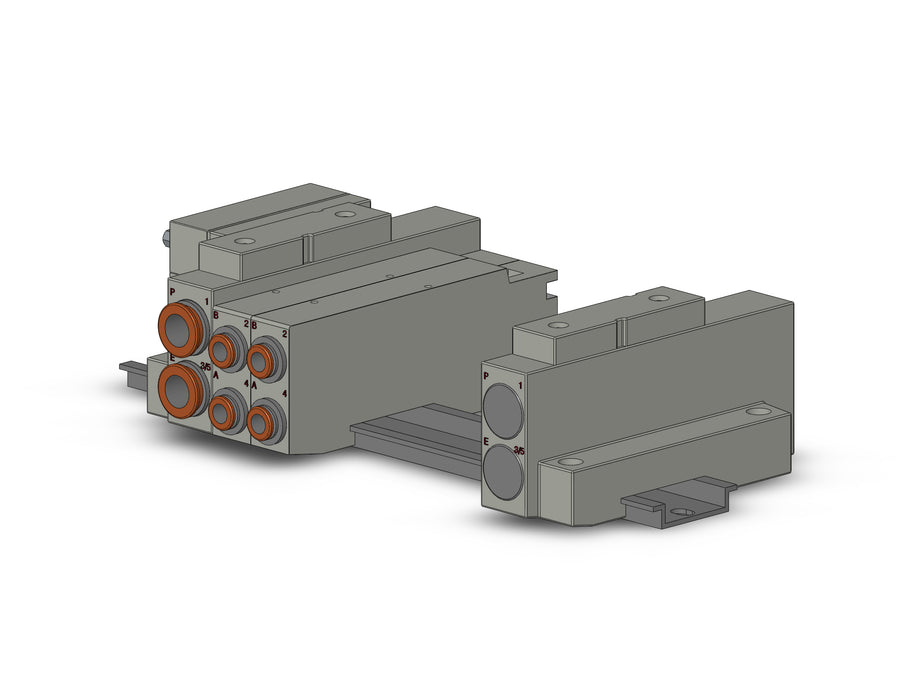SS5V2-16FD2-07D-N7 SS5V 07 Station Manifold, Cassette Base