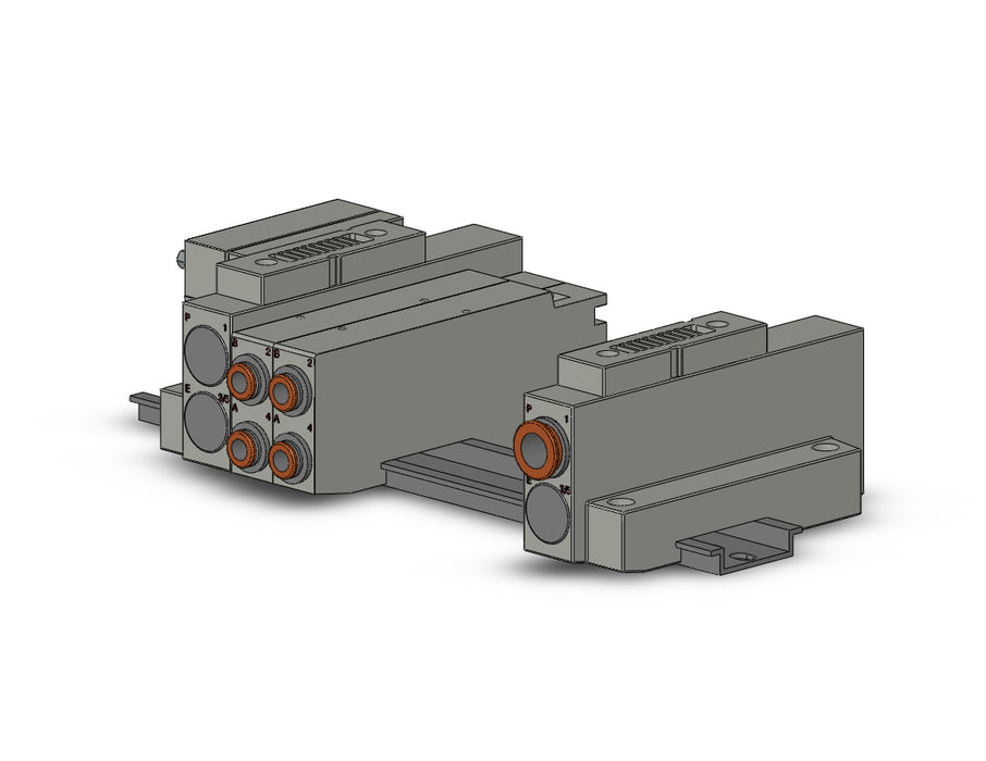 SS5V2-16FD2-07US-N7 SS5V 07 Station Manifold, Cassette Base