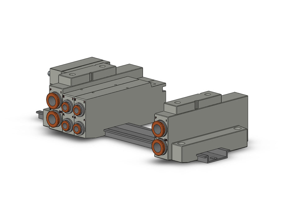 SS5V2-16FD2-08B-N7 SS5V 08 Station Manifold, Cassette Base