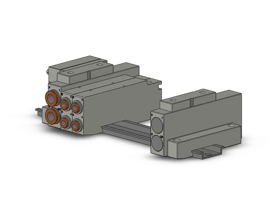 SS5V2-16FD2-08D-N7 SS5V 08 Station Manifold, Cassette Base
