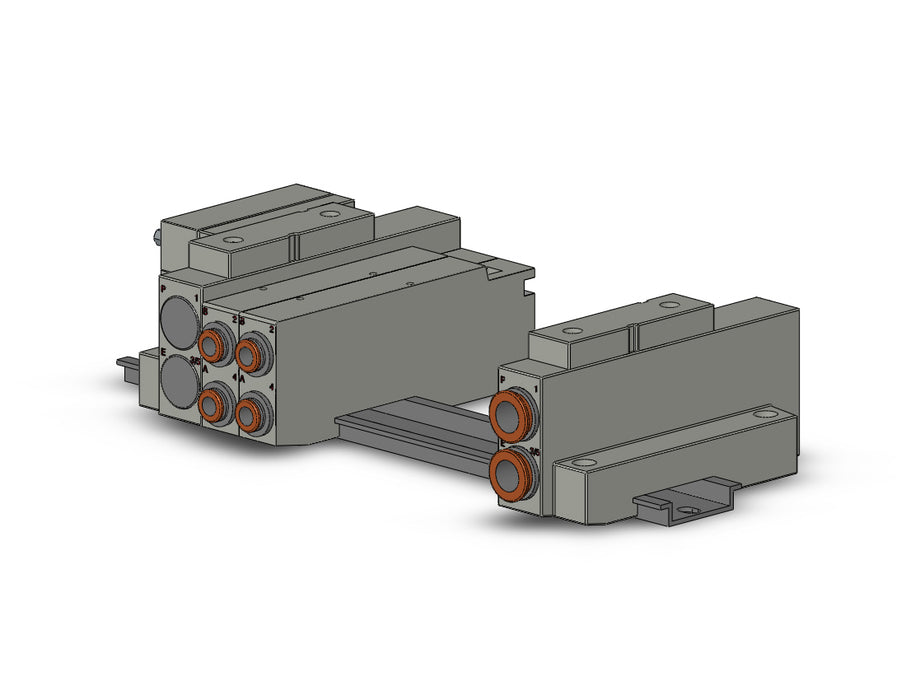 SS5V2-16FD2-08U-N7 SS5V 08 Station Manifold, Cassette Base