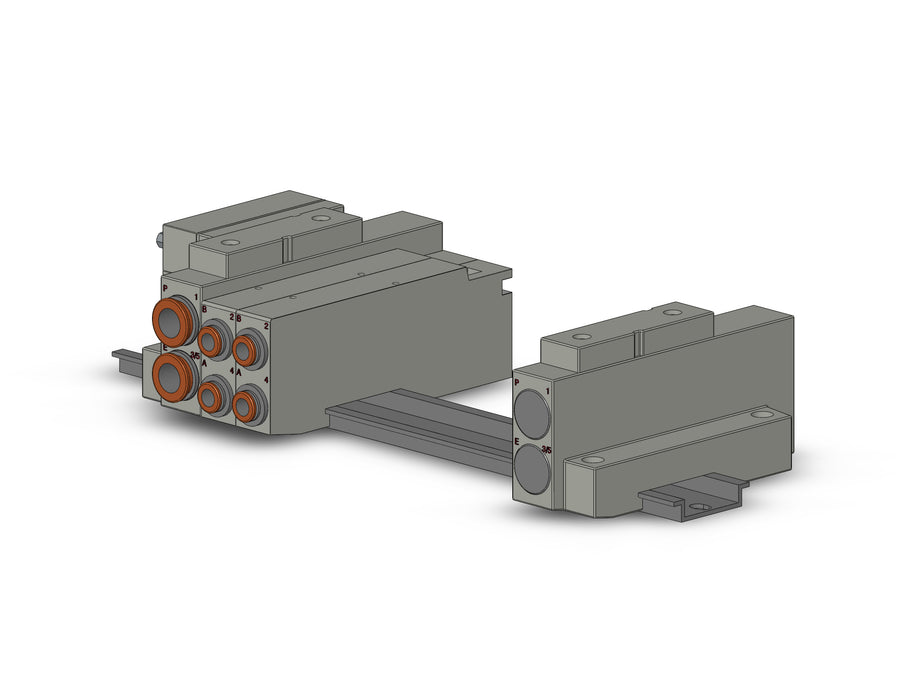 SS5V2-16FD2-09D-N7 SS5V 09 Station Manifold, Cassette Base