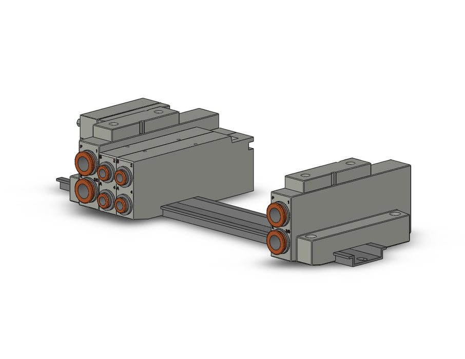 SS5V2-16FD2-10B-N7 SS5V 10 Station Manifold, Cassette Base