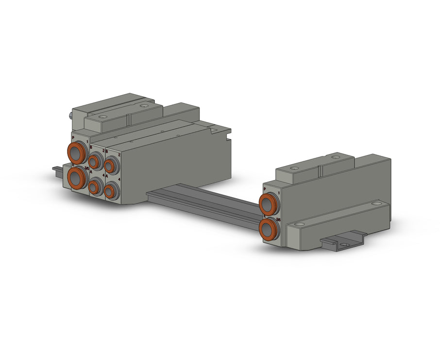 SS5V2-16FD2-11B-C6 SS5V 11 Station Manifold, Cassette Base