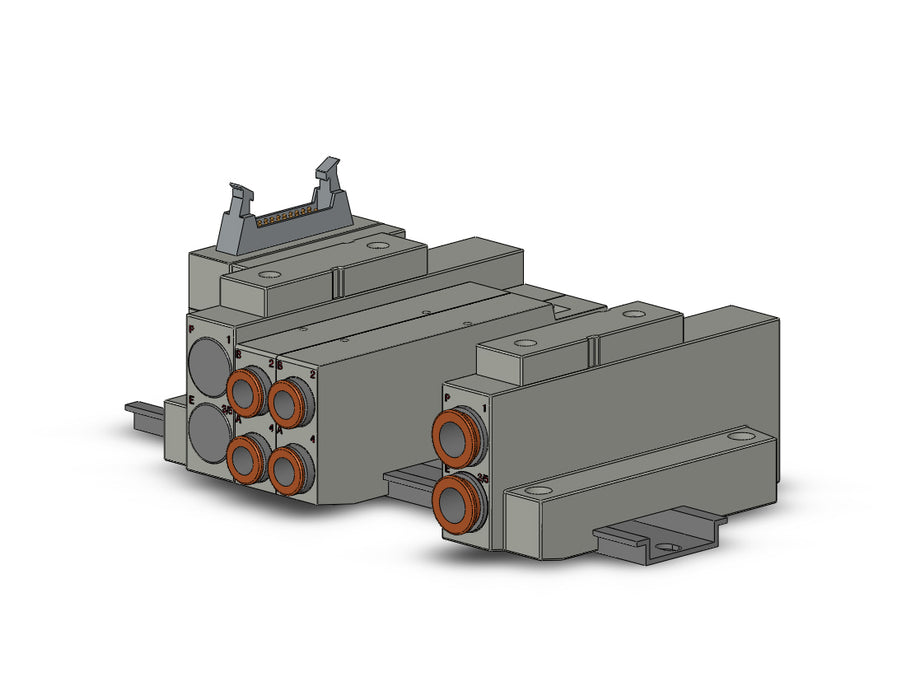 SS5V2-16PGD1-05U-C8 SS5V 05 Station Manifold, Cassette Base