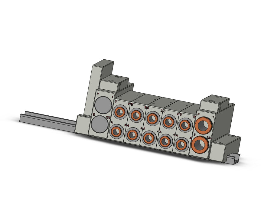 SS5V2-16S30D-05U-C6 SS5V 05 Station Manifold, Cassette Base