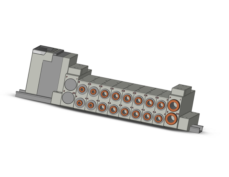 SS5V2-16S3QD-08U-N3 SS5V 08 Station Manifold, Cassette Base
