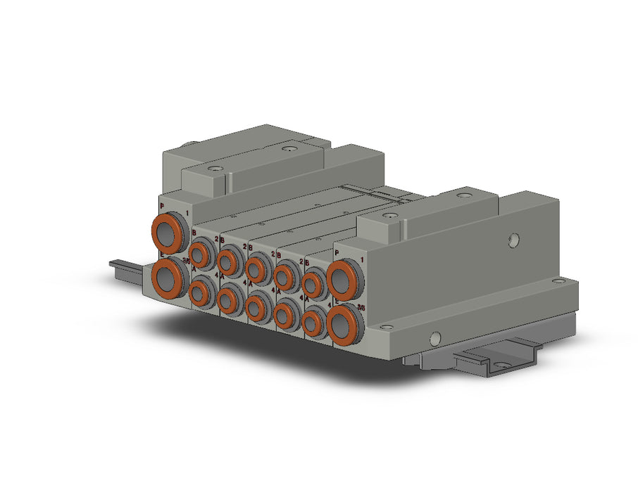SS5V2-W10CD-05B-N7-D SS5V 05 Station Manifold, Tie-Rod Base