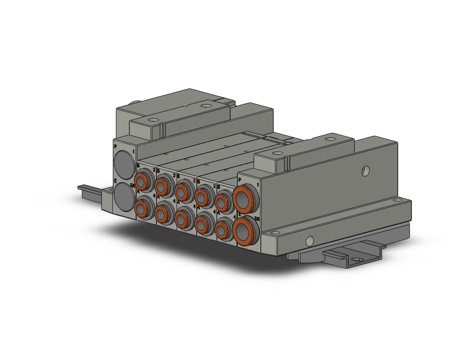 SS5V2-W10CD-05U-N7-D SS5V 05 Station Manifold, Tie-Rod Base
