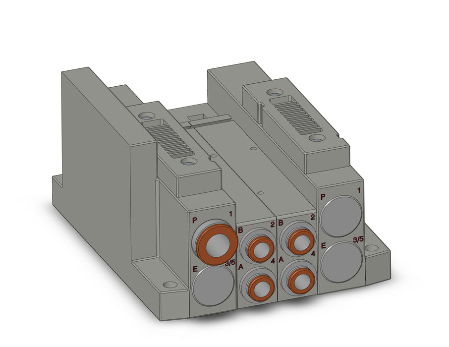 SS5V2-W10S0D-02DS-N7 SS5V 02 Station Manifold, Tie-Rod Base