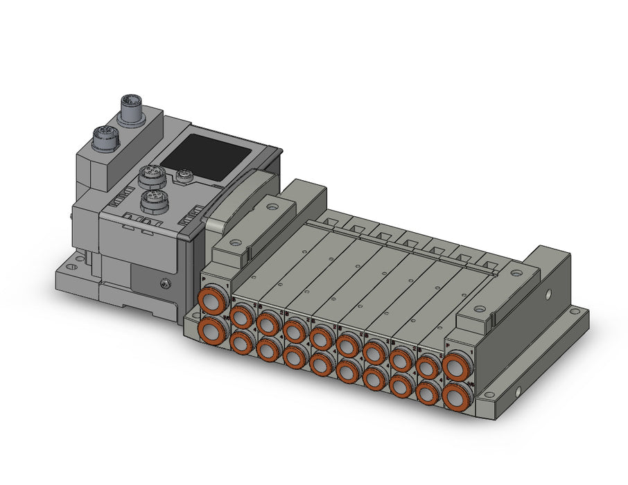 SS5V2-W10S6EA2ND-08B-N9 8 STA. MFLD, EX600 SERIES W/ SI UNIT