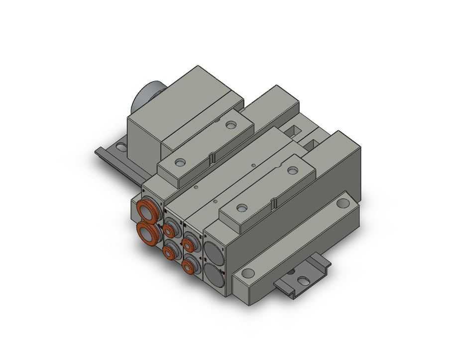 SS5V2-W16CD-02D-C4 SS5V 02 Station Manifold, Cassette Base