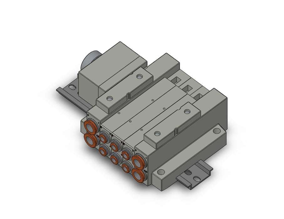 SS5V2-W16CD-03B-C6 SS5V 03 Station Manifold, Cassette Base