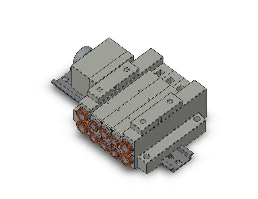 SS5V2-W16CD-03B-N9 SS5V 03 Station Manifold, Cassette Base
