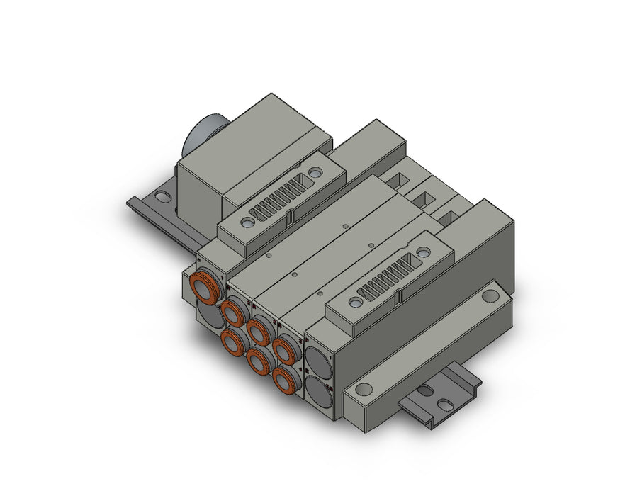 SS5V2-W16CD-03DS-C8 SS5V 03 Station Manifold, Cassette Base