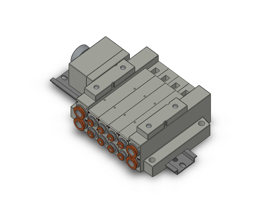 SS5V2-W16CD-04B-C4 SS5V 04 Station Manifold, Cassette Base
