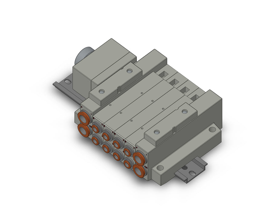 SS5V2-W16CD-04B-C6 SS5V 04 Station Manifold, Cassette Base
