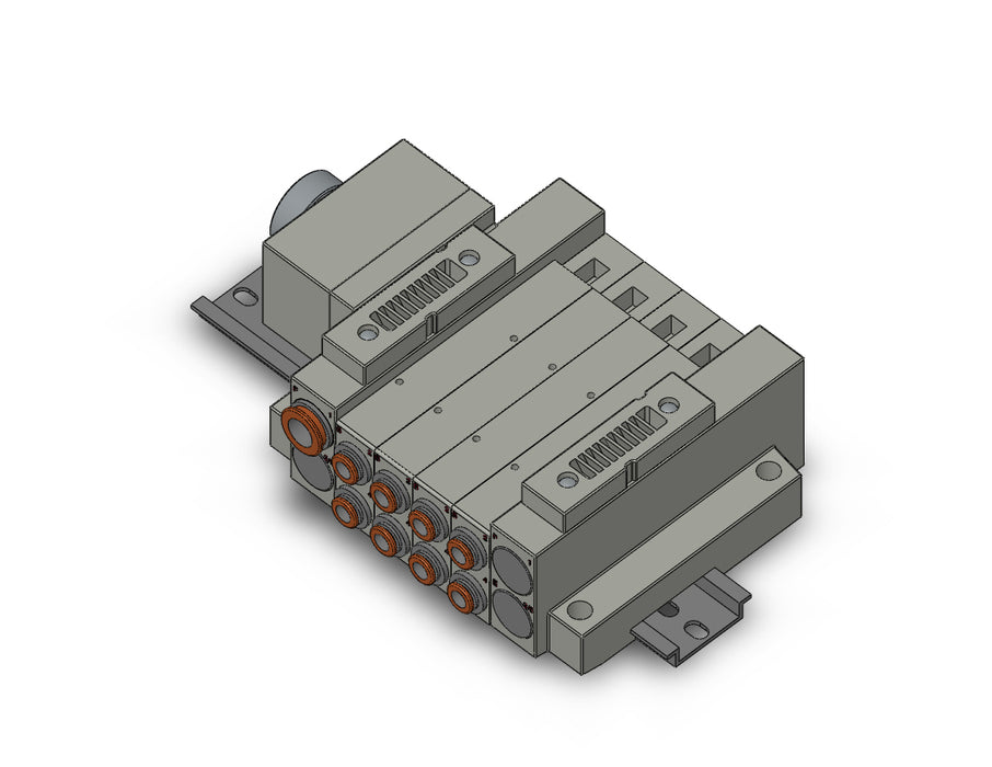 SS5V2-W16CD-04DS-N7 SS5V 04 Station Manifold, Cassette Base