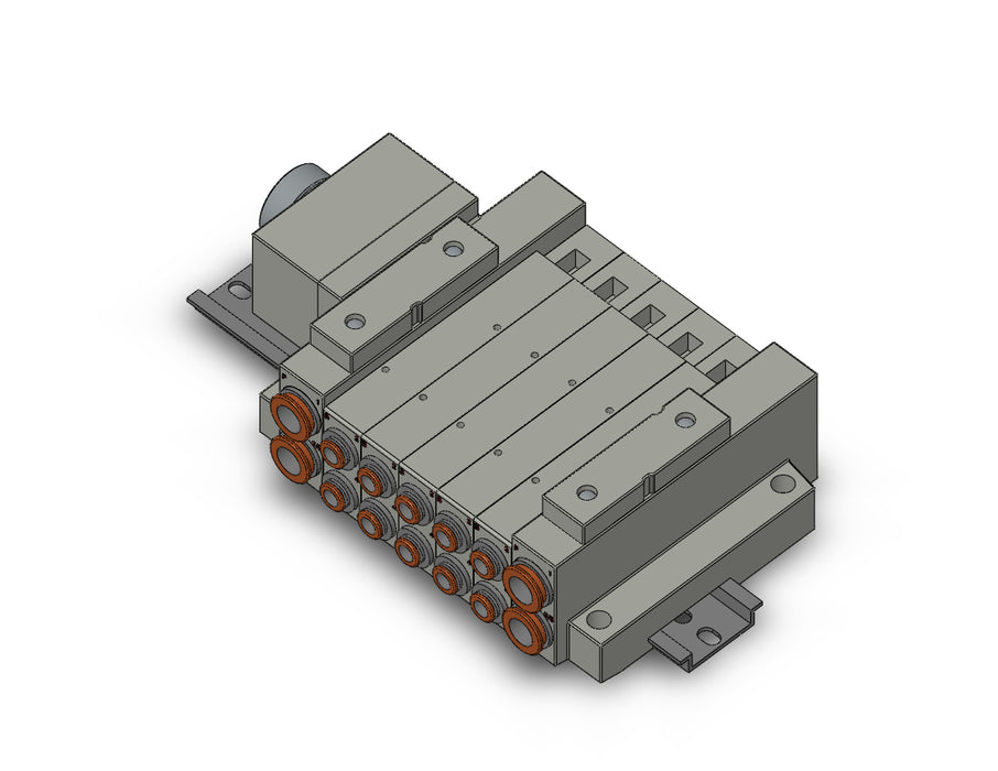 SS5V2-W16CD-05B-C6 SS5V 05 Station Manifold, Cassette Base
