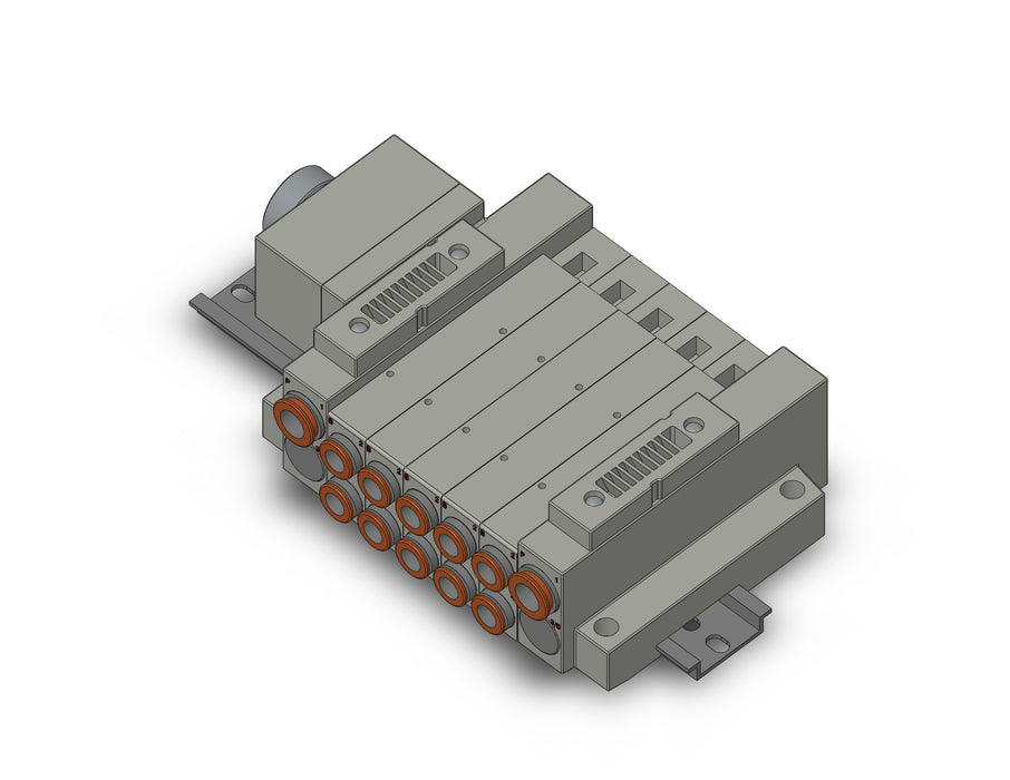 SS5V2-W16CD-05BS-C8 SS5V 05 Station Manifold, Cassette Base