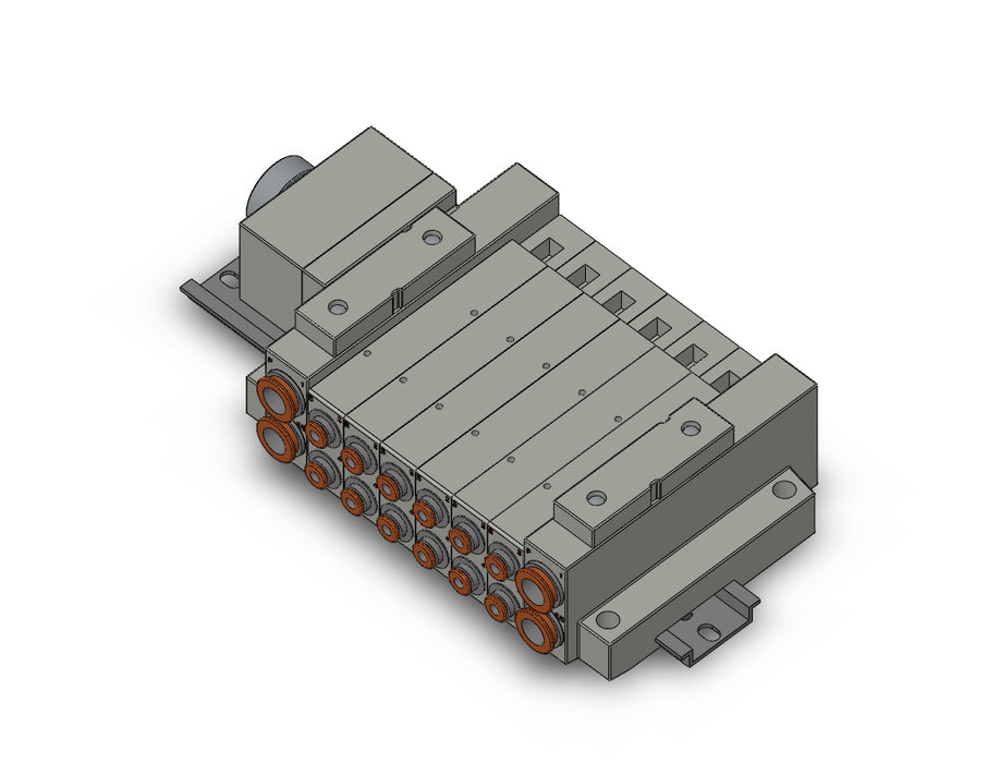 SS5V2-W16CD-06B-C4 SS5V 06 Station Manifold, Cassette Base