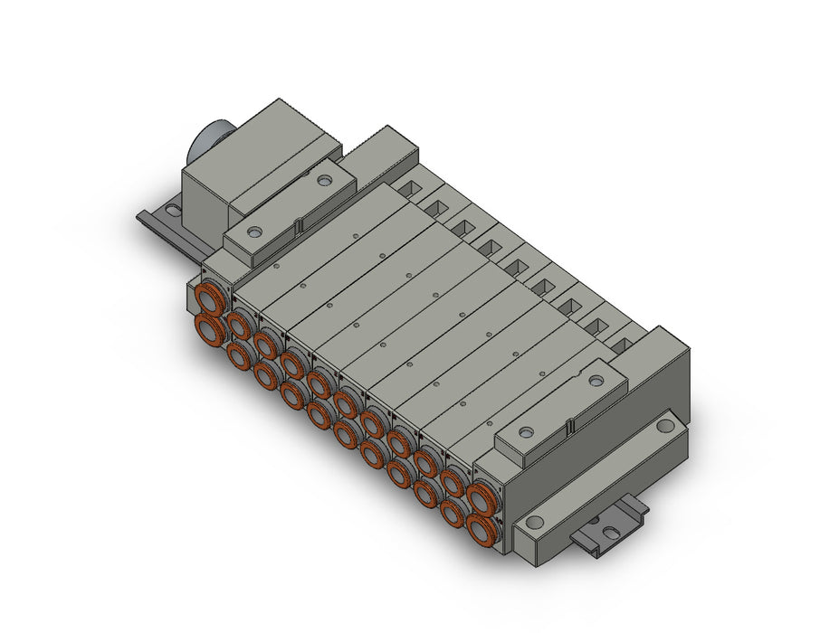 SS5V2-W16CD-09B-C8 SS5V 09 Station Manifold, Cassette Base