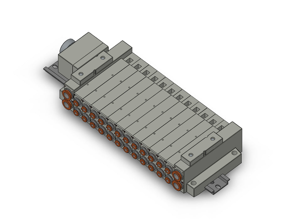 SS5V2-W16CD-12B-C4 SS5V 12 Station Manifold, Cassette Base