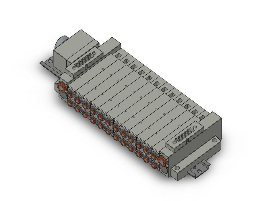 SS5V2-W16CD-12BS-N7 SS5V 12 Station Manifold, Cassette Base