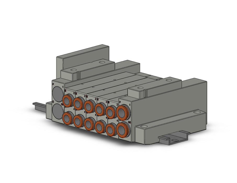SS5V2-W16S0D-05U-C8 SS5V 05 Station Manifold, Cassette Base