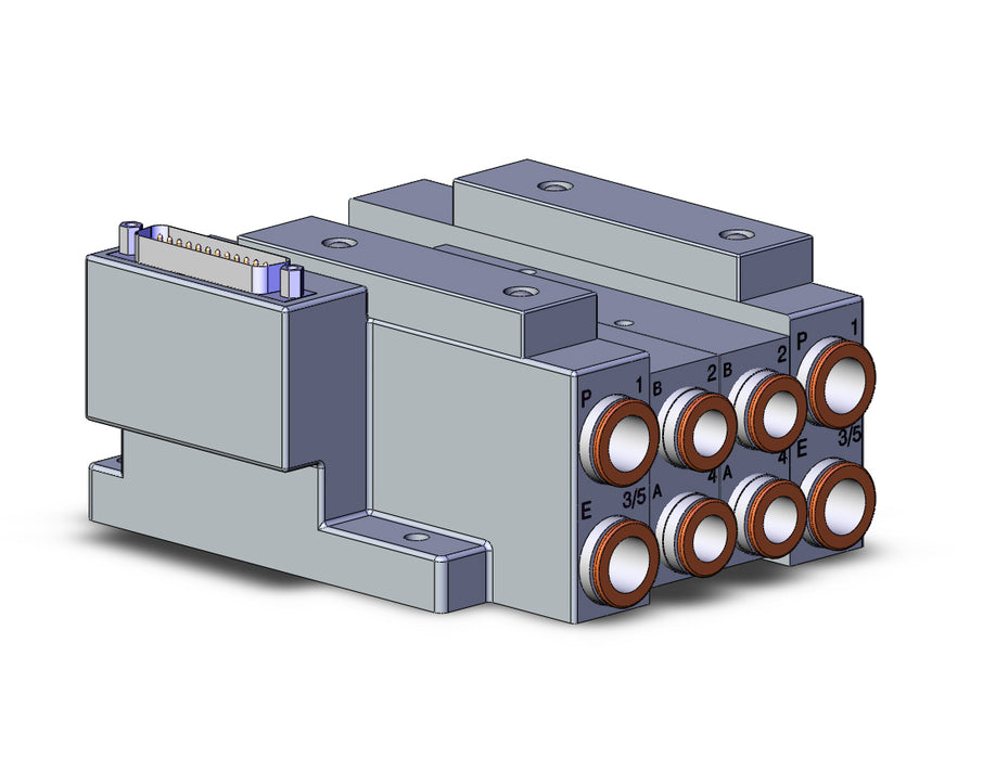 SS5V3-10FD1-02B-C10 SS5V 02 Station Manifold, Tie-Rod Base