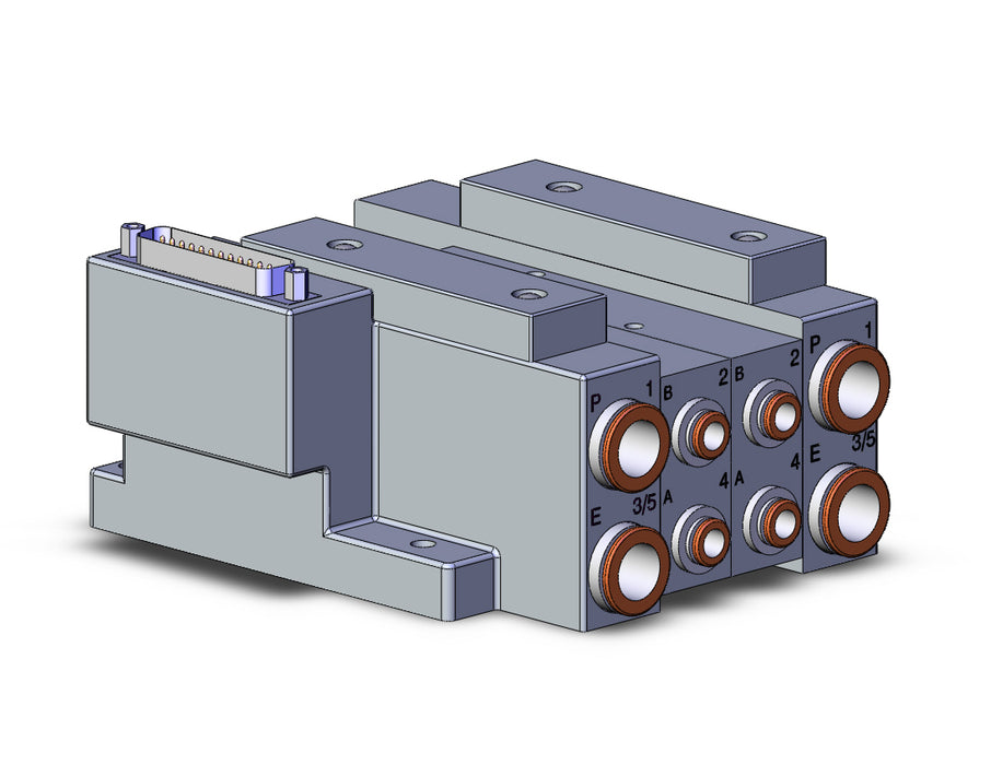 SS5V3-10FD1-02B-C6 SS5V 02 Station Manifold, Tie-Rod Base