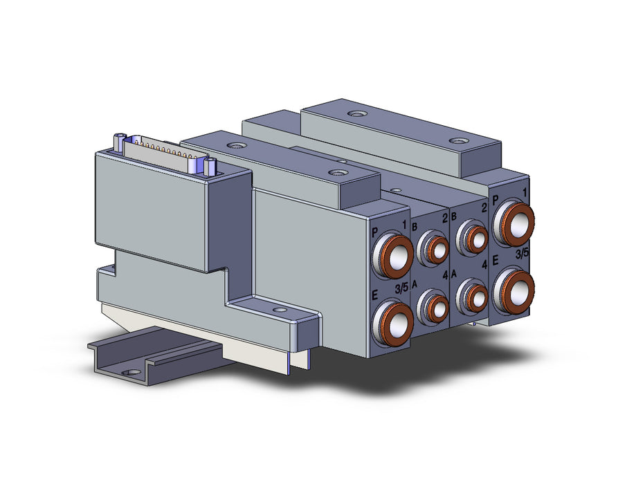SS5V3-10FD1-02B-N7-D SS5V 02 Station Manifold, Tie-Rod Base