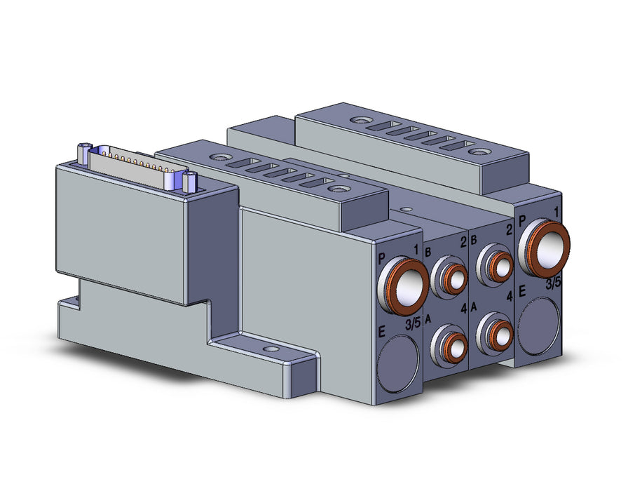 SS5V3-10FD1-02BS-C6 SS5V 02 Station Manifold, Tie-Rod Base
