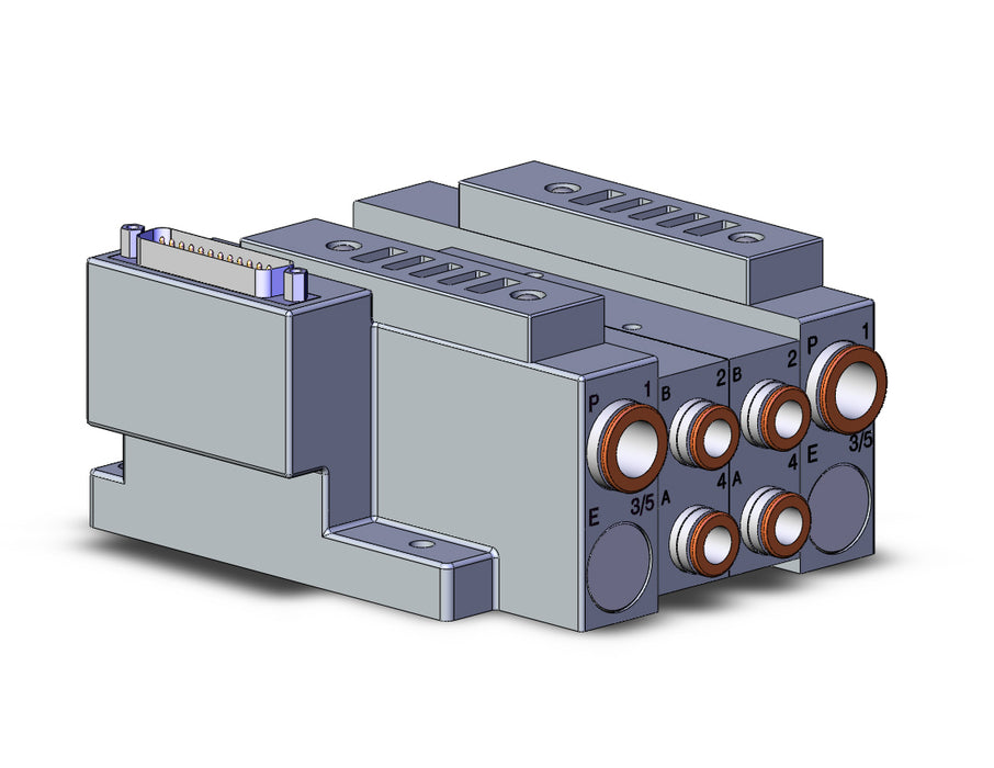 SS5V3-10FD1-02BS-C8 SS5V 02 Station Manifold, Tie-Rod Base