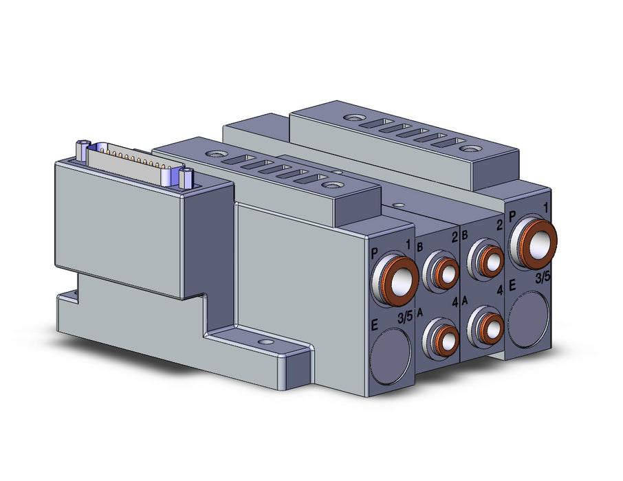 SS5V3-10FD1-02BS-N7 SS5V 02 Station Manifold, Tie-Rod Base