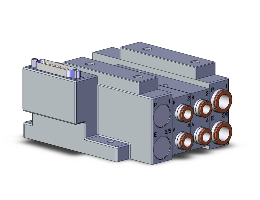 SS5V3-10FD1-02U-C8 SS5V 02 Station Manifold, Tie-Rod Base