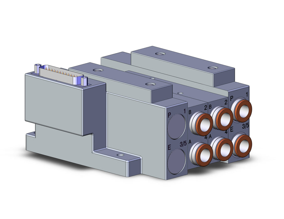SS5V3-10FD1-02U-N11 SS5V 02 Station Manifold, Tie-Rod Base