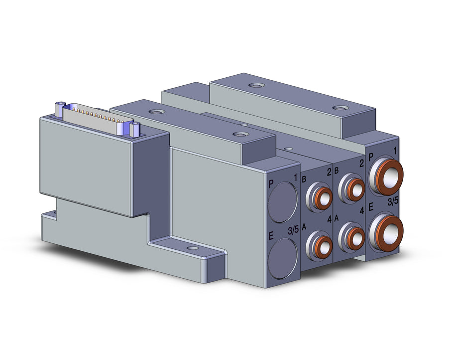 SS5V3-10FD1-02U-N7 SS5V 02 Station Manifold, Tie-Rod Base