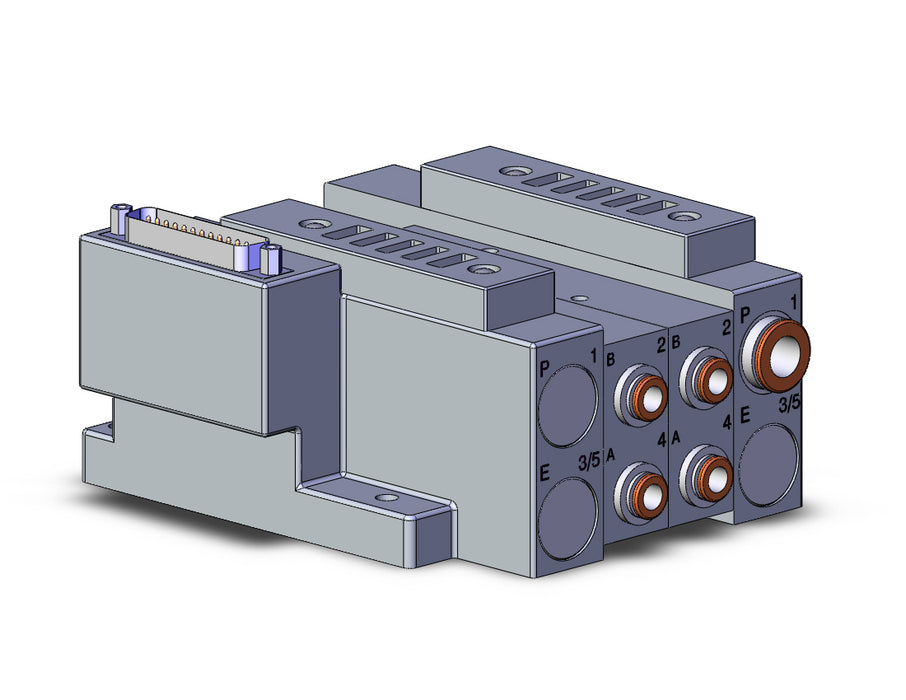 SS5V3-10FD1-02US-N7 SS5V 02 Station Manifold, Tie-Rod Base