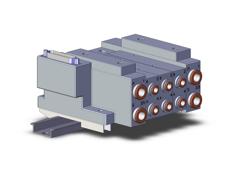 SS5V3-10FD1-03B-N7-D SS5V 03 Station Manifold, Tie-Rod Base