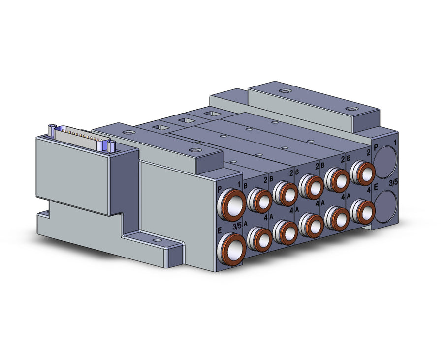 SS5V3-10FD1-05D-C8 SS5V 05 Station Manifold, Tie-Rod Base