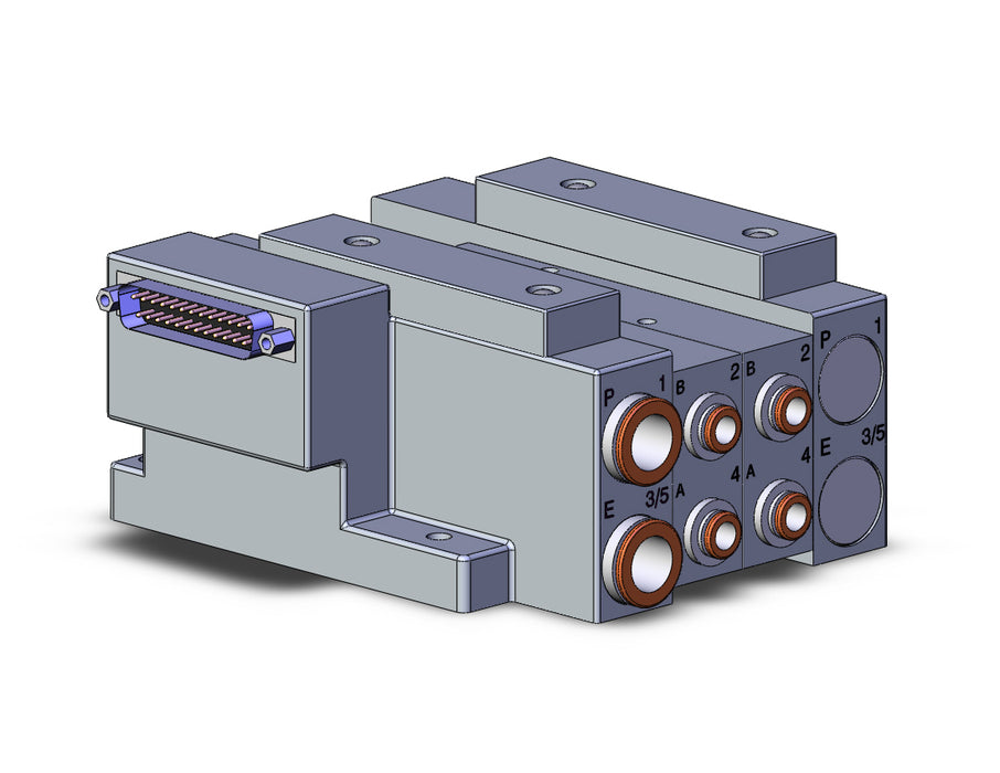 SS5V3-10FD2-02D-C6 SS5V 02 Station Manifold, Tie-Rod Base