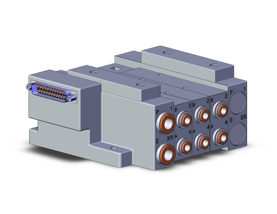 SS5V3-10FD2-03D-N7 SS5V 03 Station Manifold, Tie-Rod Base