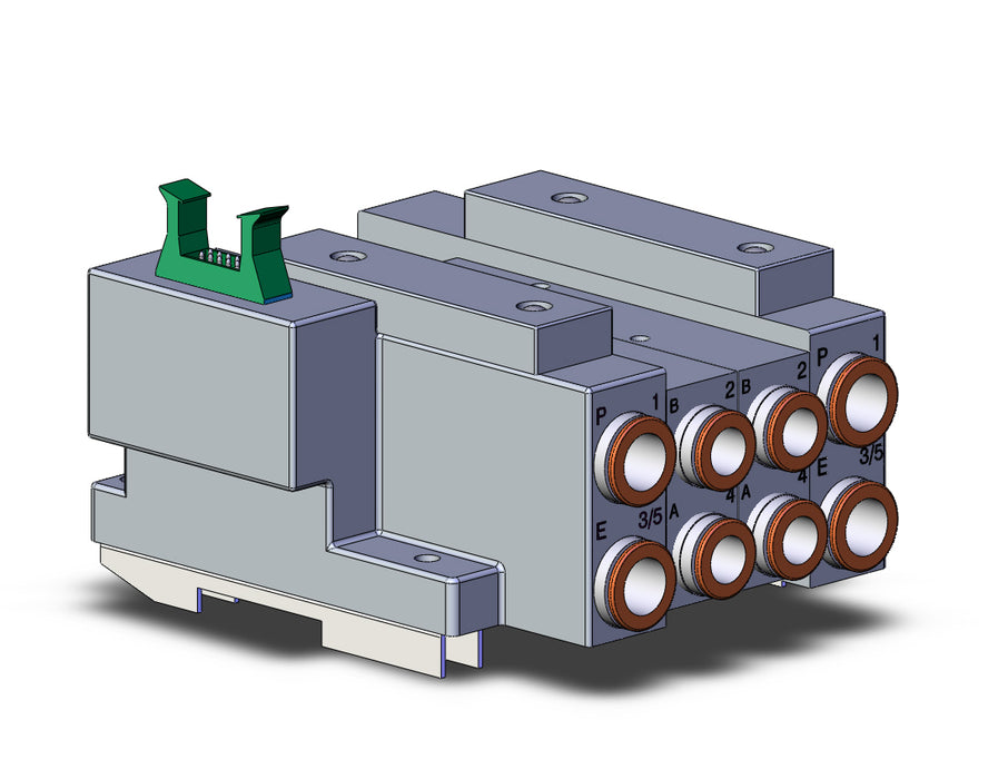 SS5V3-10PHD1-02B-C10-D0 SS5V 02 Station Manifold, Tie-Rod Base