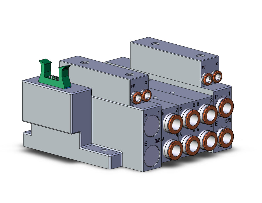 SS5V3-10PHD1-03UR-N11 SS5V 03 Station Manifold, Tie-Rod Base