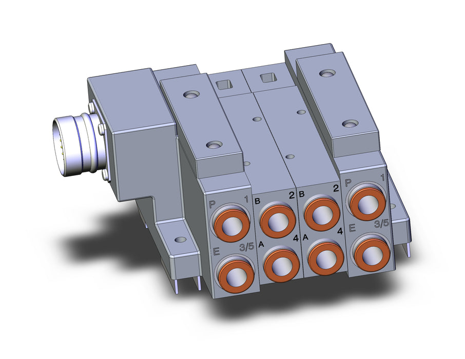 SS5V3-W10CD-02B-N11-D0 SS5V 02 Station Manifold, Tie-Rod Base