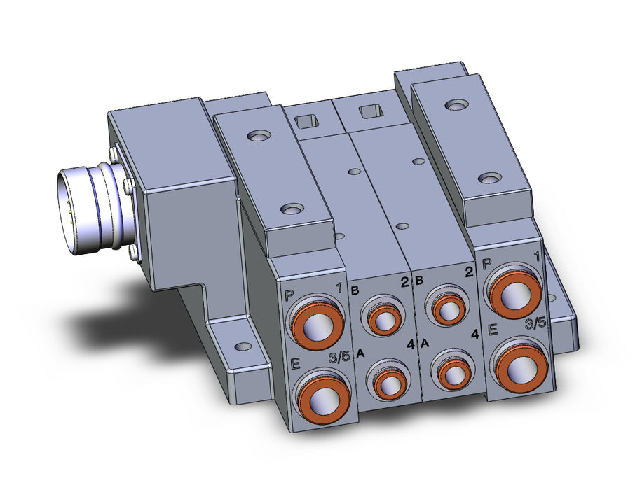 SS5V3-W10CD-02B-N7 SS5V 02 Station Manifold, Tie-Rod Base