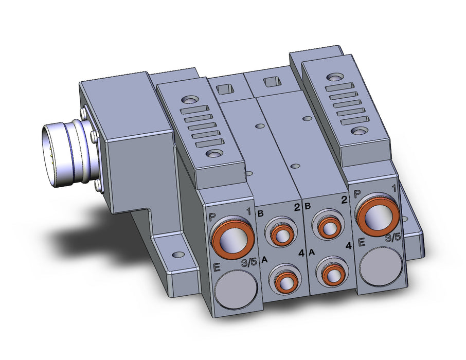 SS5V3-W10CD-02BS-C6 SS5V 02 Station Manifold, Tie-Rod Base