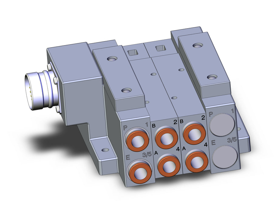 SS5V3-W10CD-02D-N11 SS5V 02 Station Manifold, Tie-Rod Base
